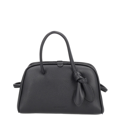 Le Petit Turismo Grained Calfskin Bowling Bag - Black
