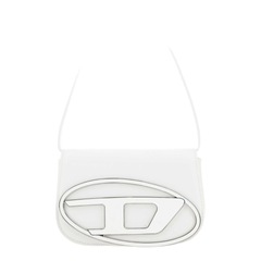 Small Calfskin Shoulder Bag - White