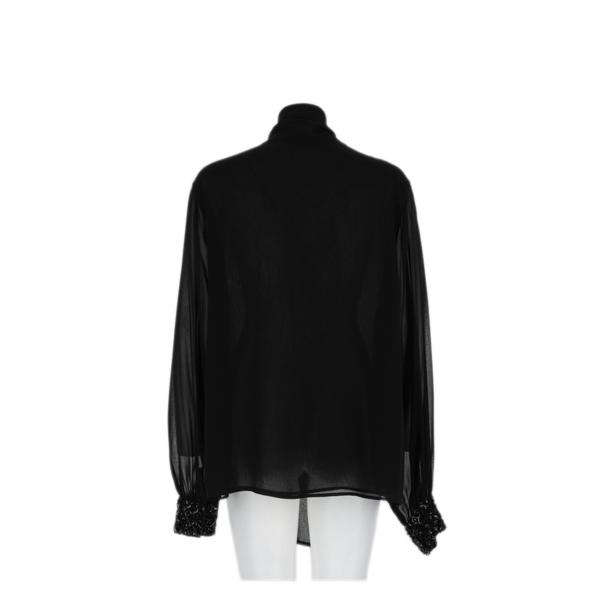 MAYFEYR - Parosh - Black Polyester Top - D311690RPRESS013