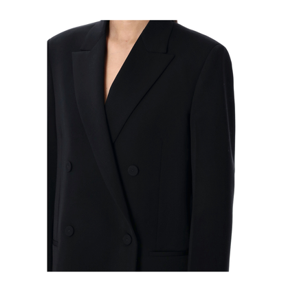 Compact Wool Grain De Poudre Blazer