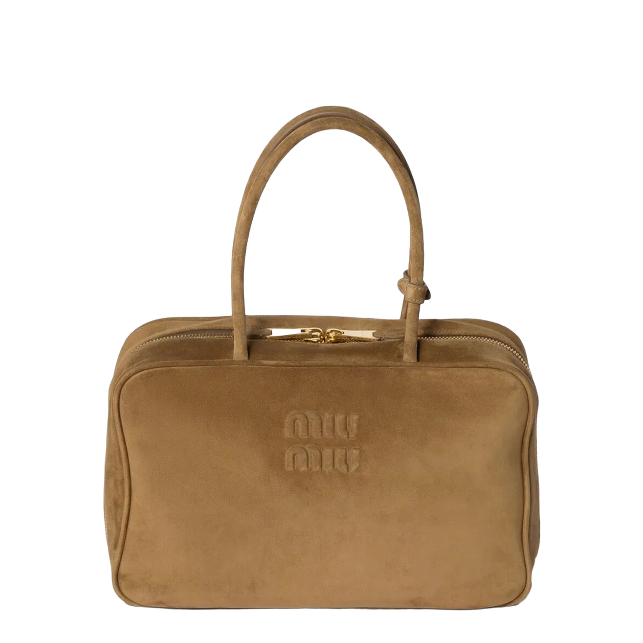 Beau Suede Medium Shoulder Bag Brown