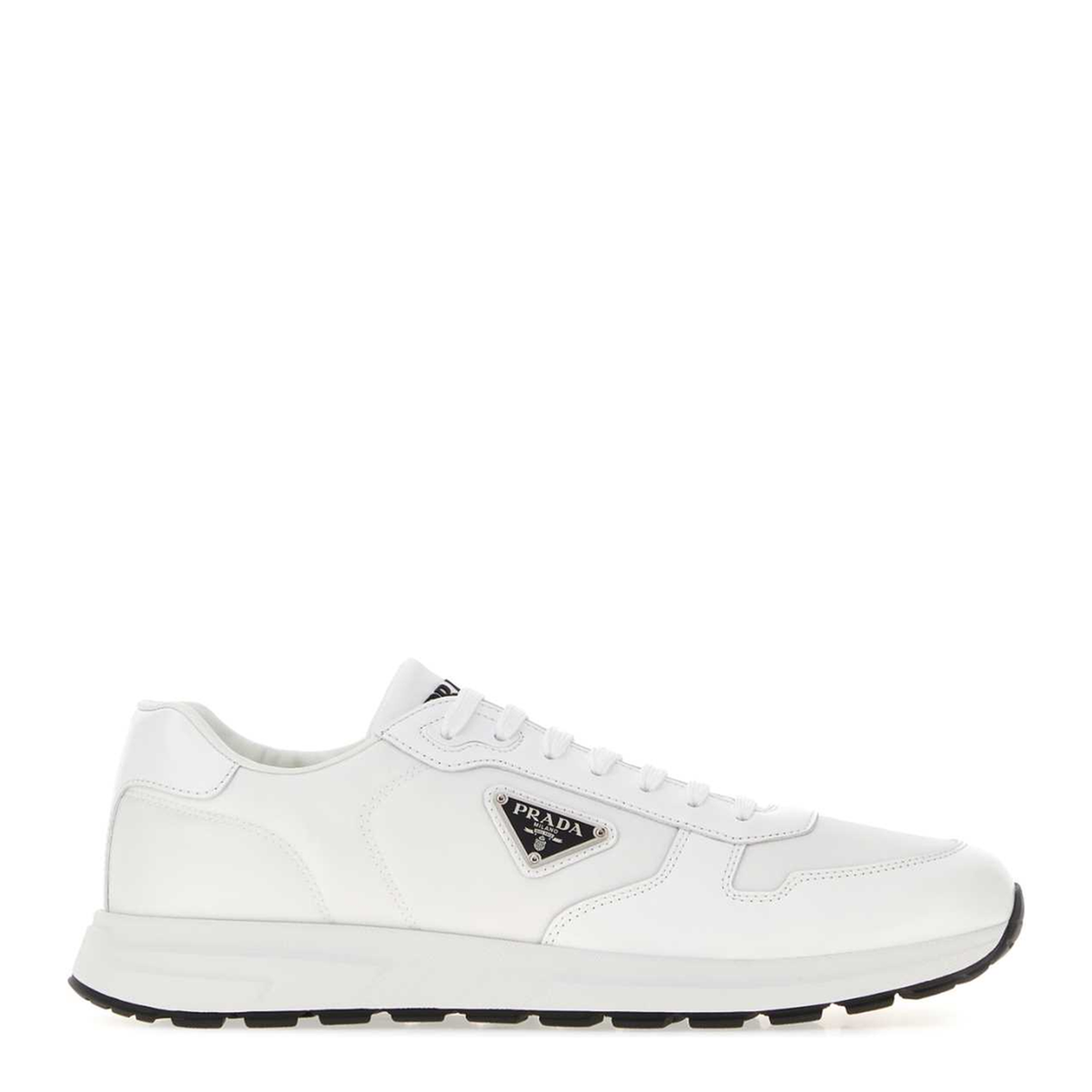 MAYFEYR - Prada - White Nylon And Leather Prax Sneakers - 2EE443FG0003LF5F0964