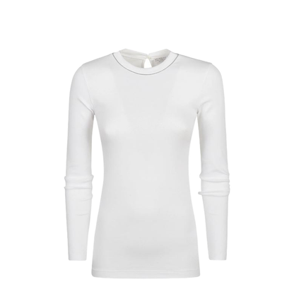Monili Detailed Crewneck T-Shirt