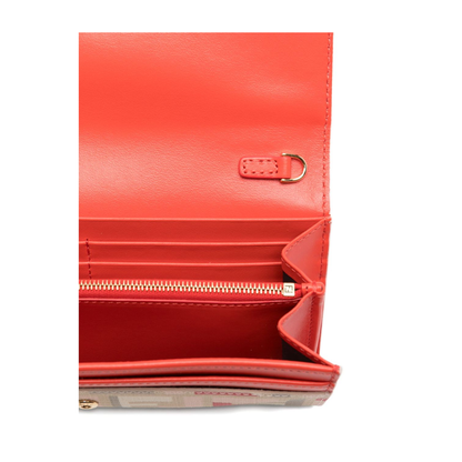 Roma Continental With Chain Fabric Beige