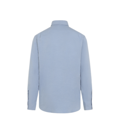 MAYFEYR - RALPH LAUREN PURPLE LABEL - Blue Aston Long Sleeve Shirt - 791P17471002WINWARD