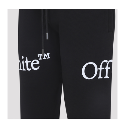 MAYFEYR - Off-White - Black Bookish Scarf Cuffed Sweatpants - 44MCH057F26F001001BLACK