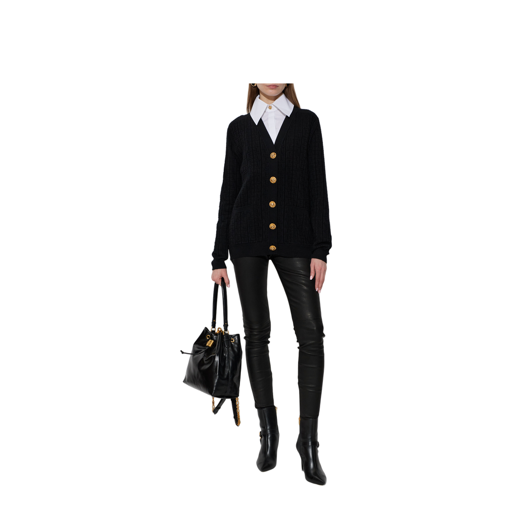 Women's Black Leather Pants