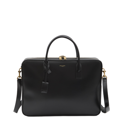 Sac de Jour Large Calfskin Bowler Bag - Black