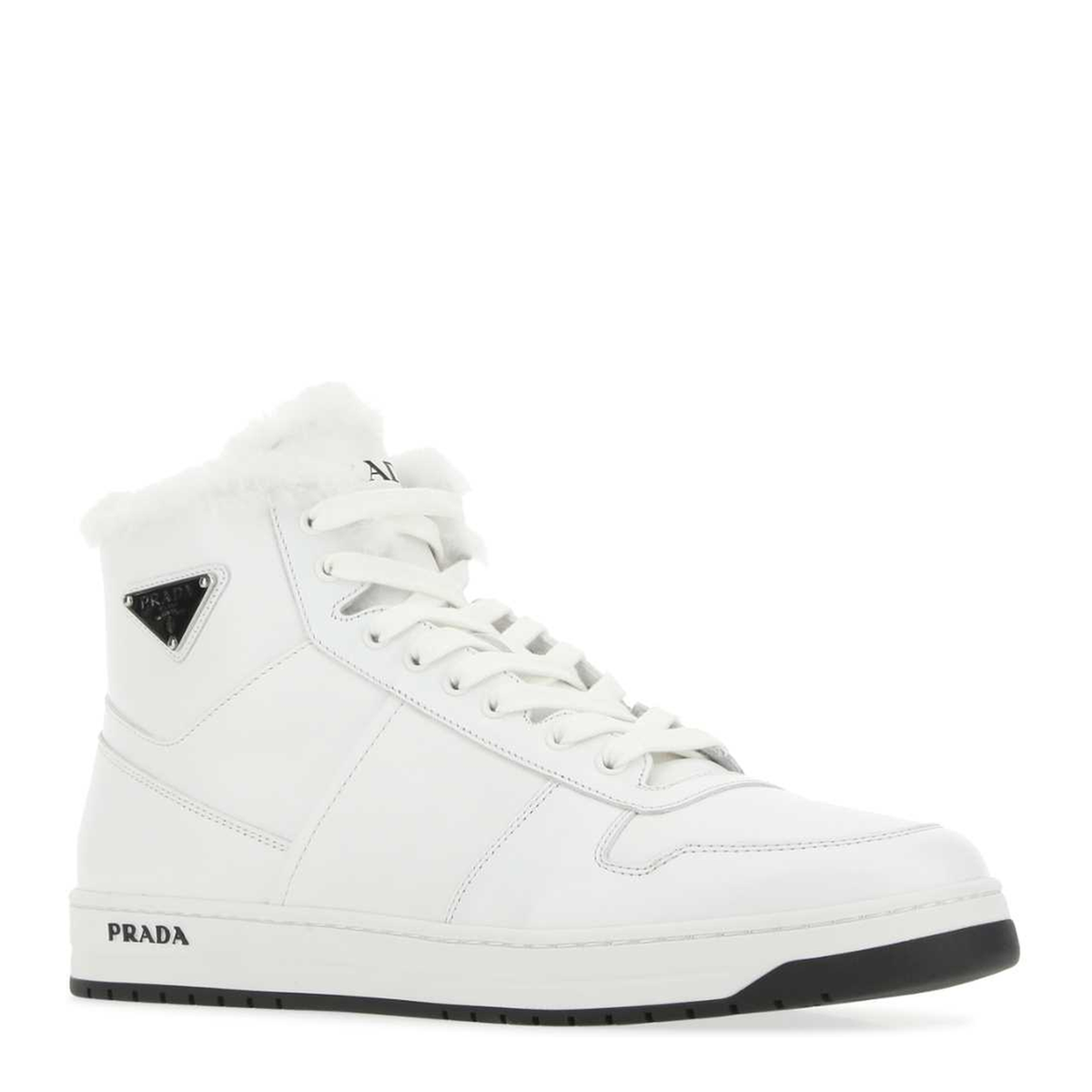 MAYFEYR - Prada - White Leather Sneakers - 2TE183FA0003LLEF0009