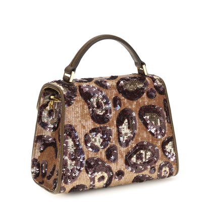 Embroidered Animalier Handbag