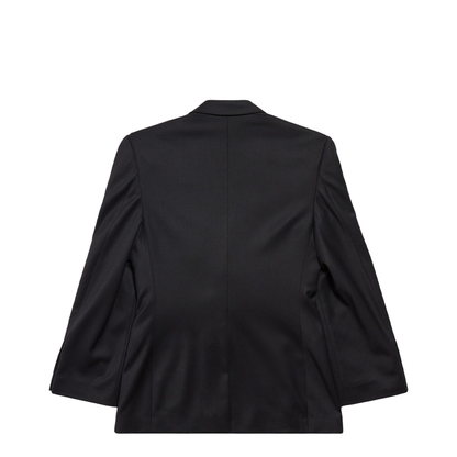 Standard Single-Breasted Tailored Blazer in Black