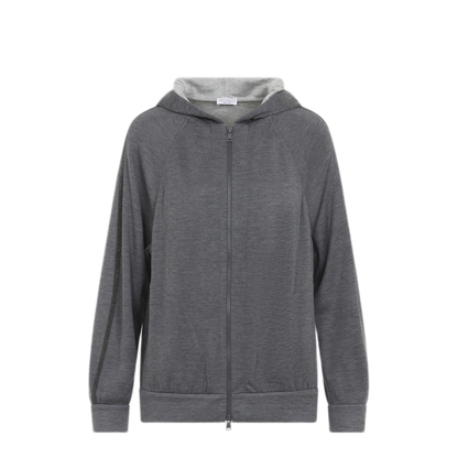 MAYFEYR - Brunello Cucinelli - Full Zip Monile Sweatshirt - MD828SM606C572