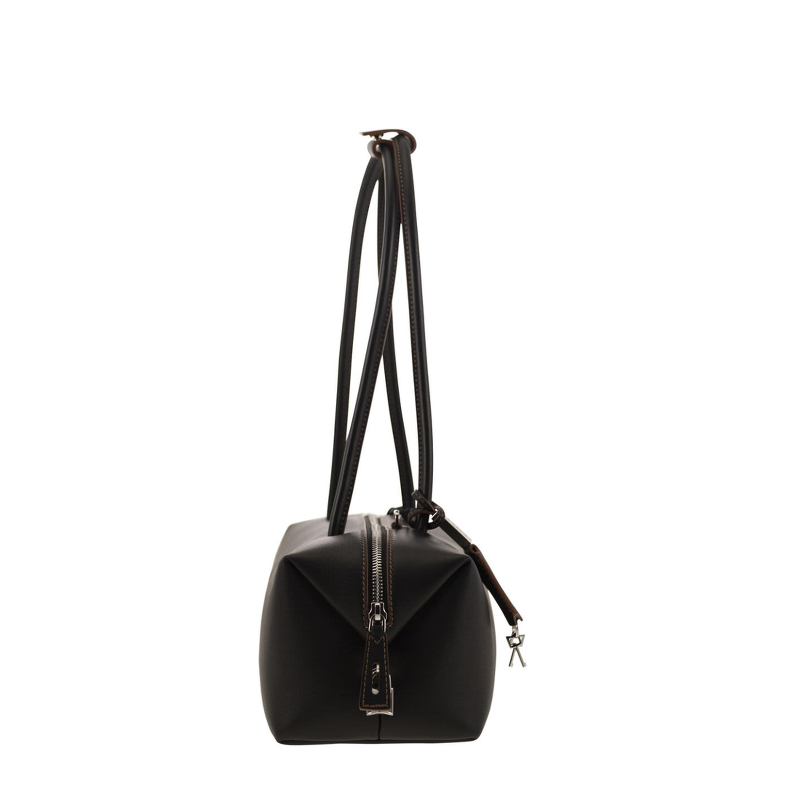 Smooth Natural Calfskin Leather Horizontal Satchel