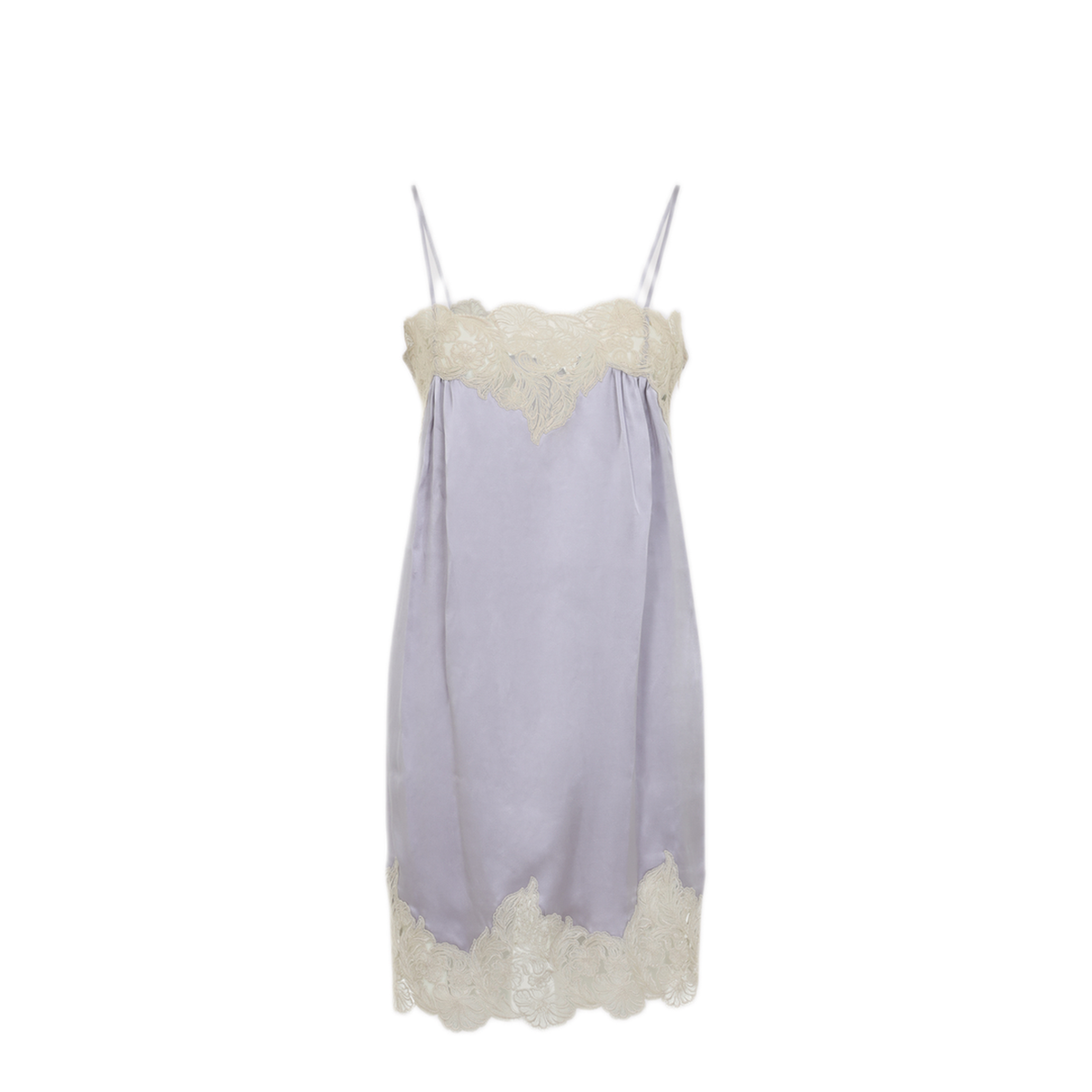 Lilac Satin Dress