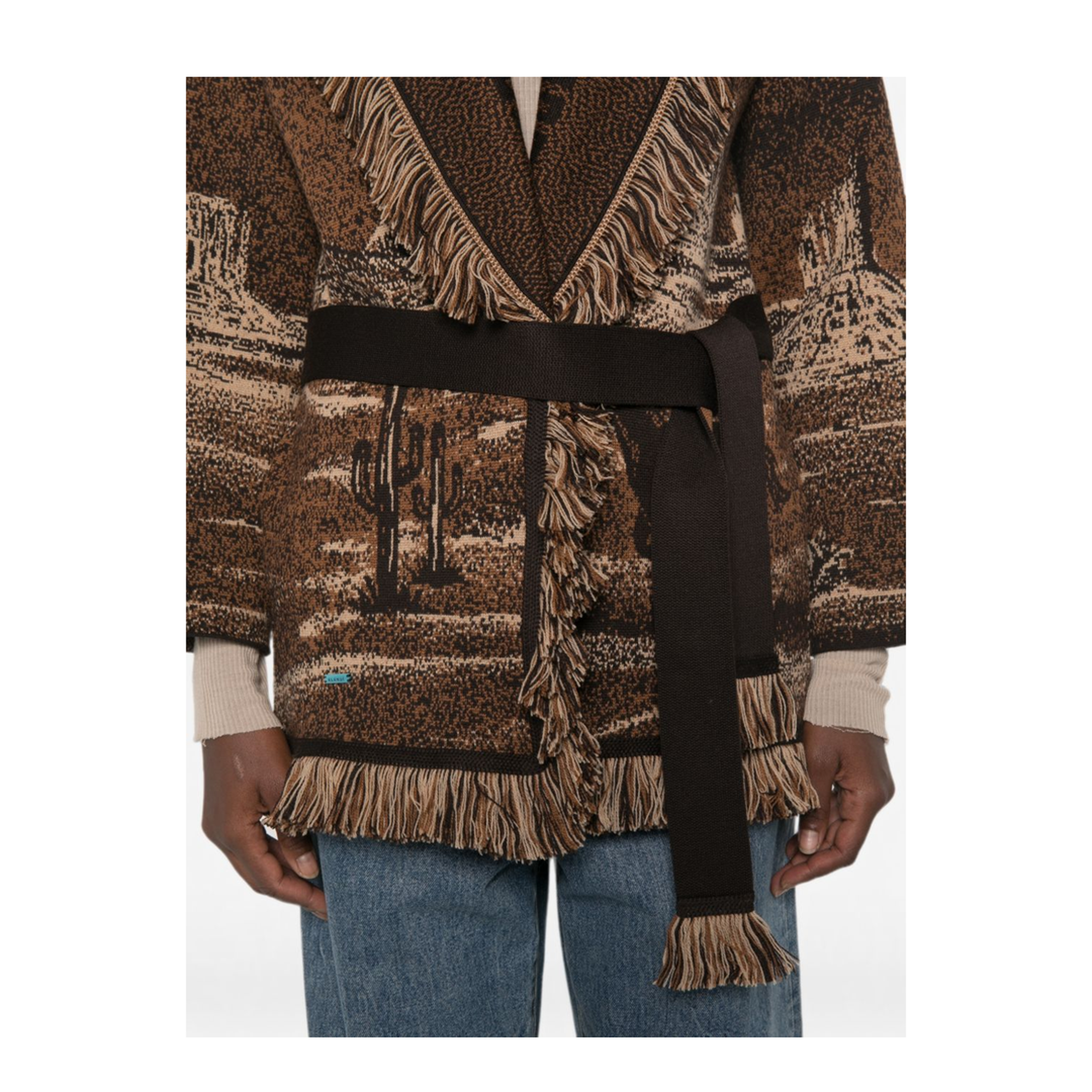 MAYFEYR - Alanui - Sweaters Brown - LWHB064E26KNI0256064