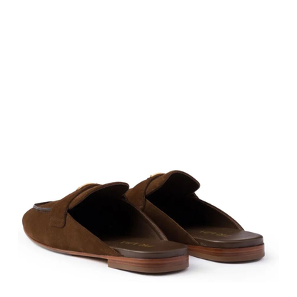 MAYFEYR - Prada - Suede Slippers - 1D766NF010103