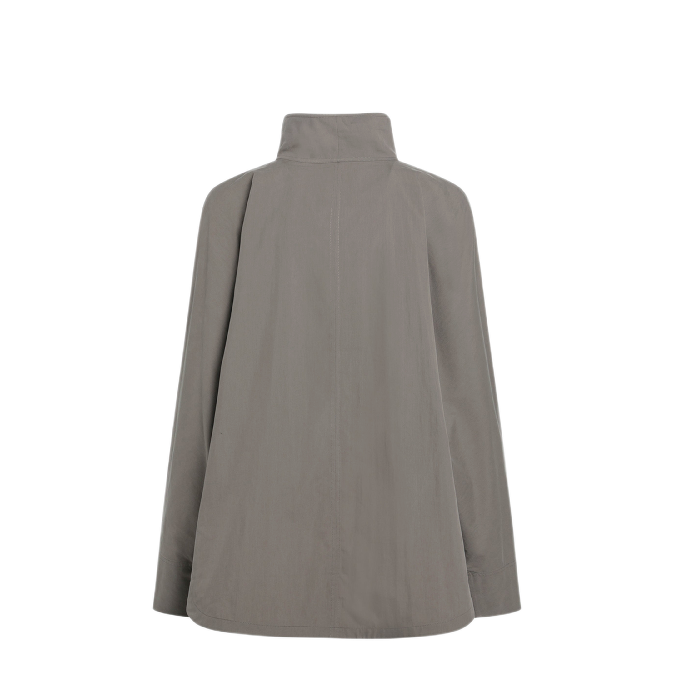 MAYFEYR - Toteme - Windbreaker In Clove Grey Cotton Blend - 253-WRO0222FB0427391