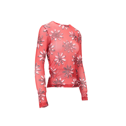 MAYFEYR - MERYLL ROGGE - Fitted T Shirt With Long Sleeves - 300325WS25RED