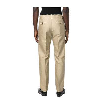 Beige Cotton Trousers