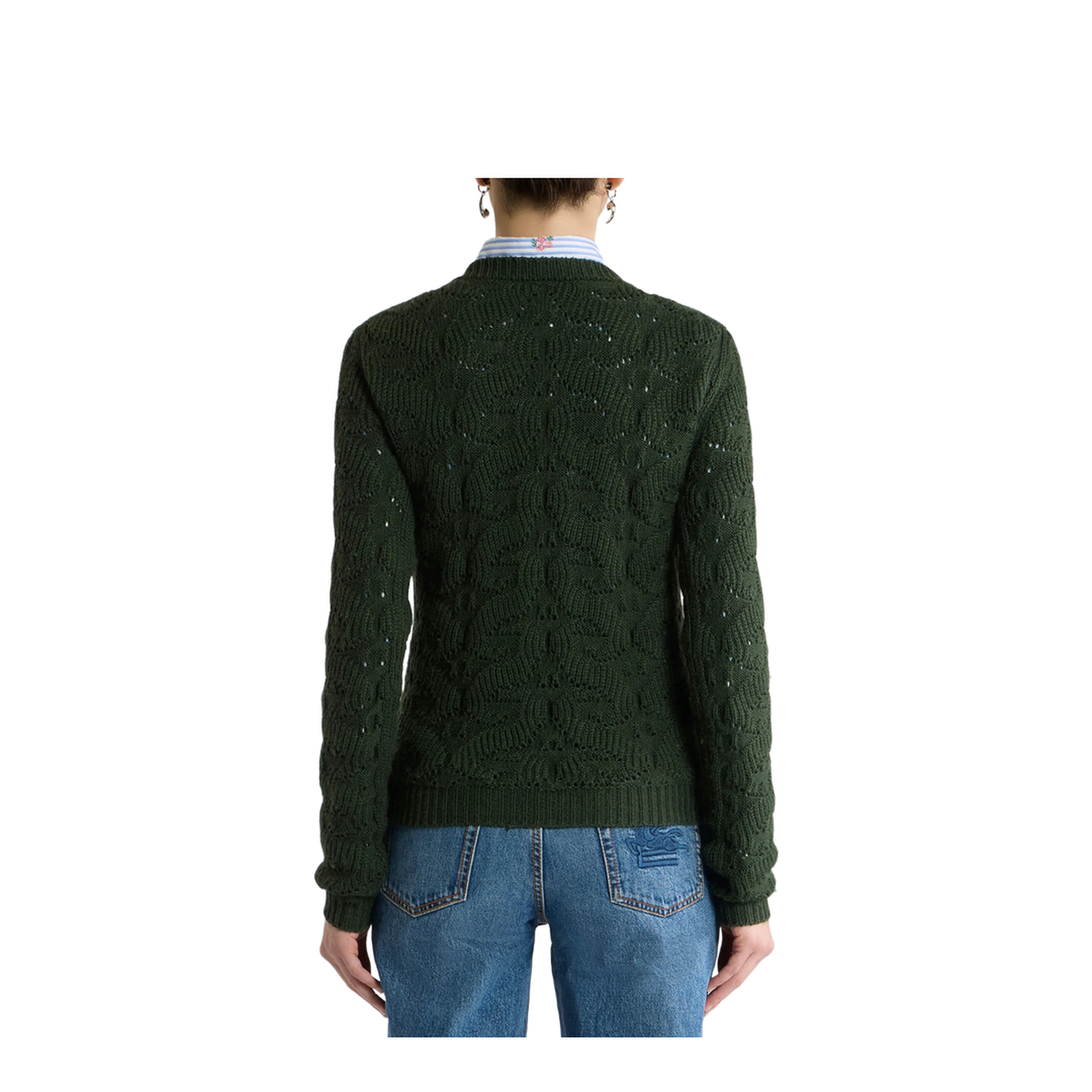 MAYFEYR - Etro - Wool-Blend Sweater With Paisley Detailing - WRKE0177AU12A