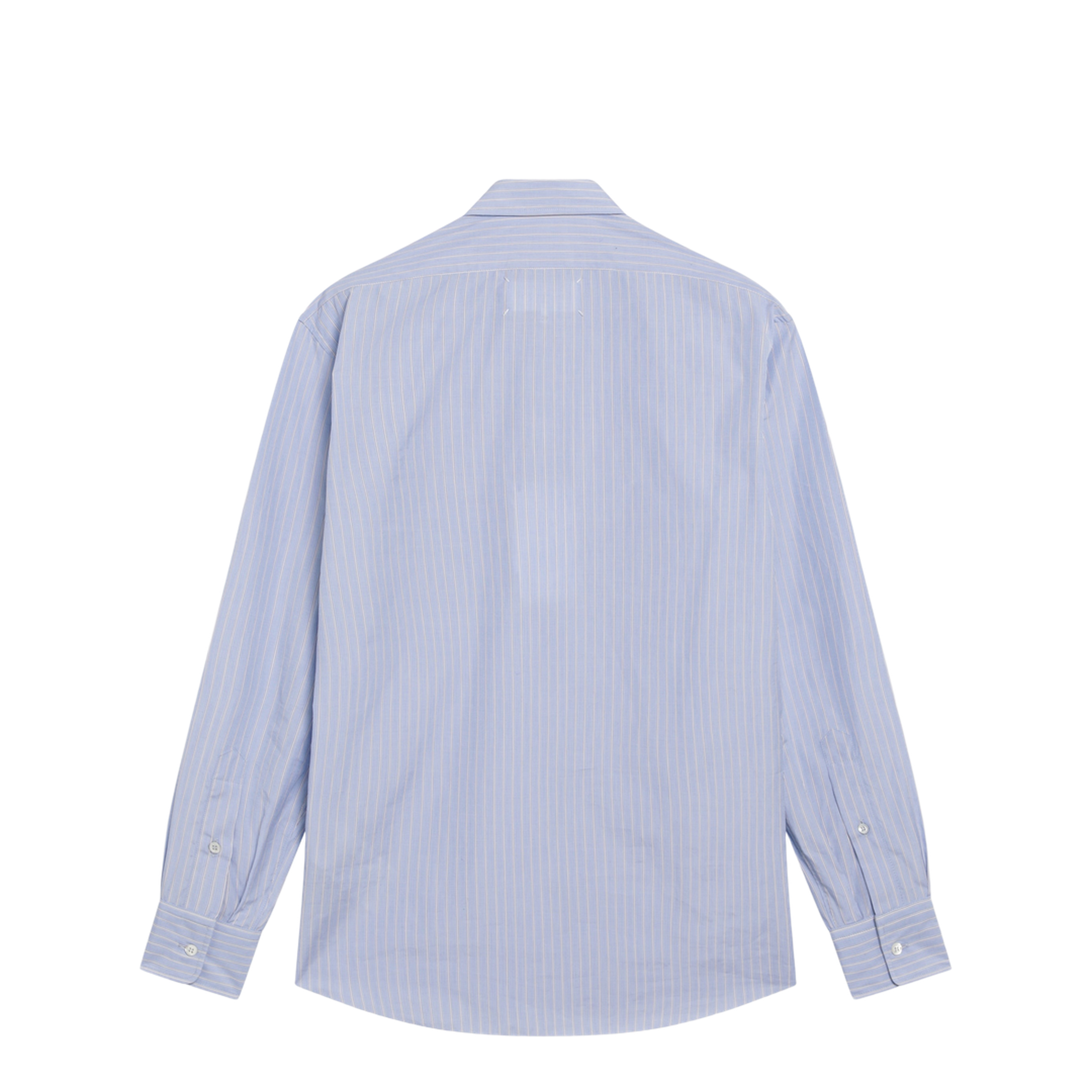 Striped Shirt in Light Blue Cotton