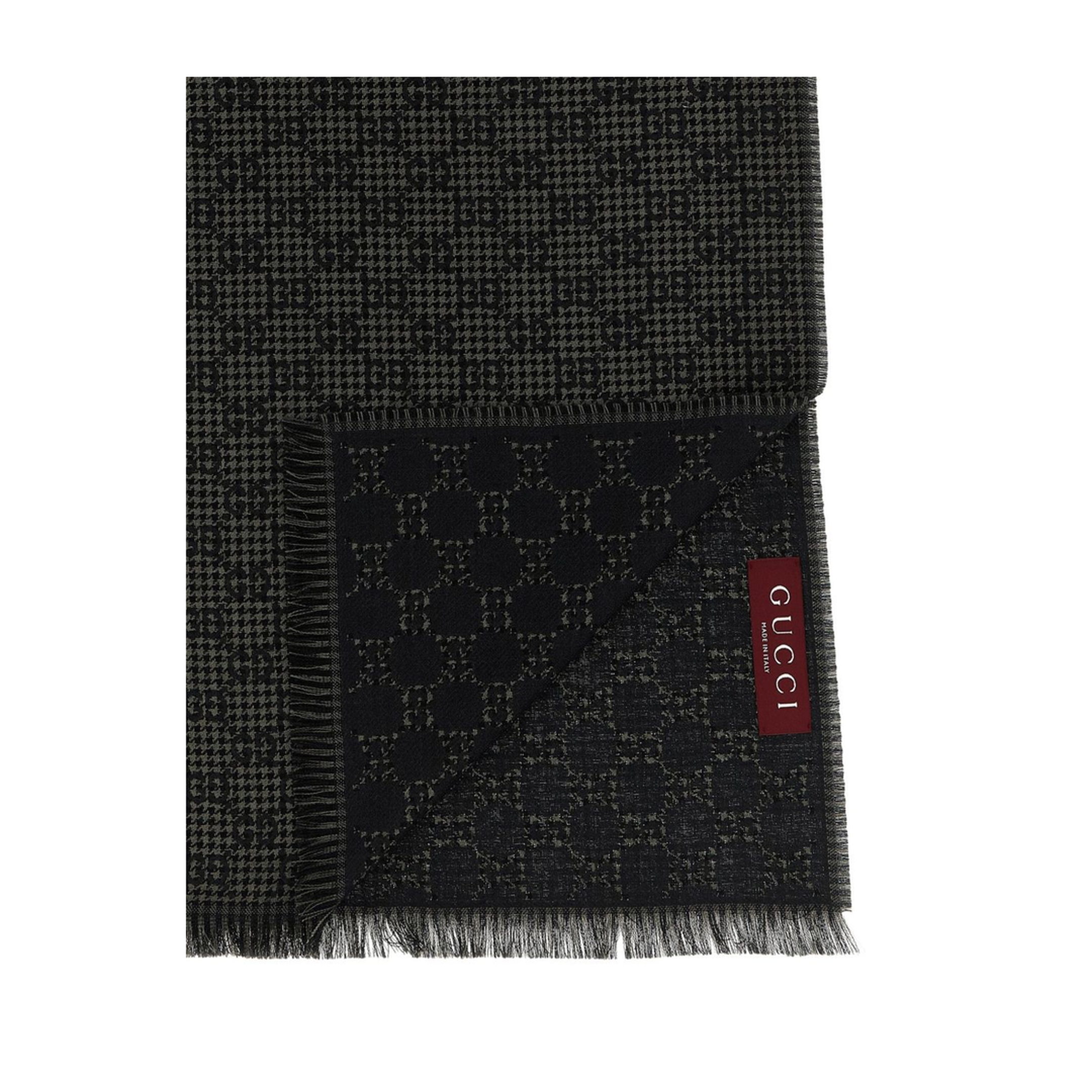 Wool and Silk Jacquard Stole