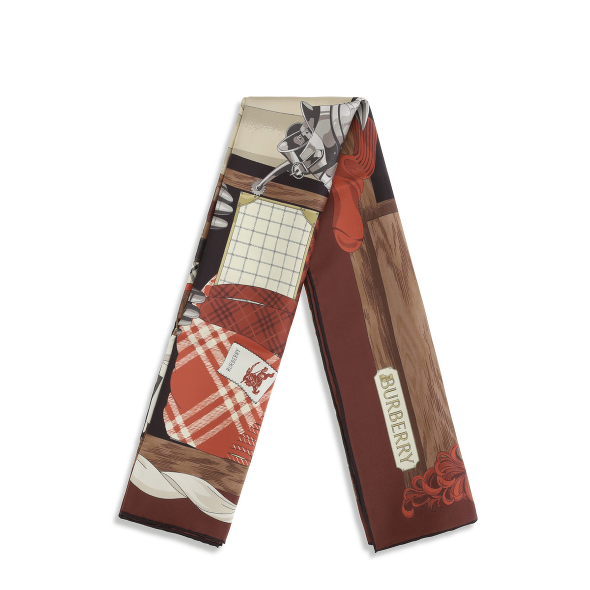 MAYFEYR - Burberry - Silk Wardrobe Print Scarf - 8127441A1308