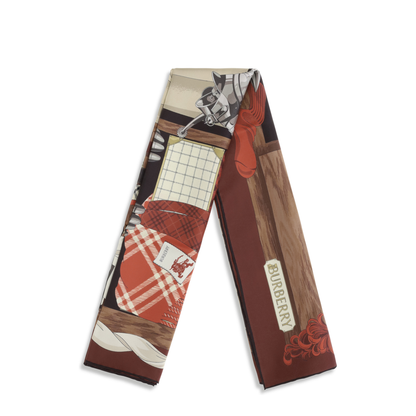 MAYFEYR - Burberry - Silk Wardrobe Print Scarf - 8127441A1308