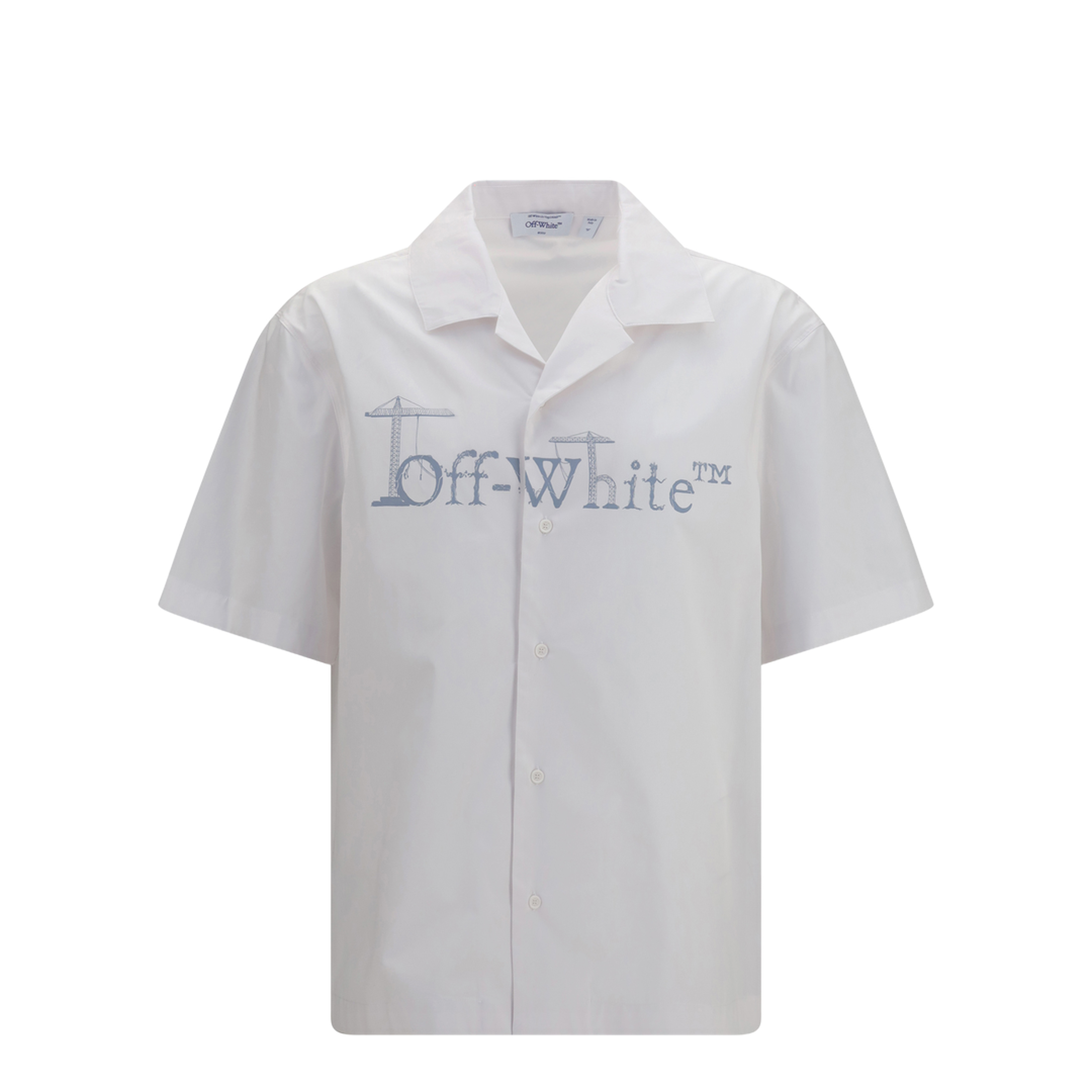 MAYFEYR - Off-White - City Nature Bowling Shirt - OMGG01QF26FAB00110