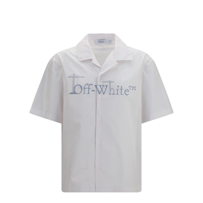 MAYFEYR - Off-White - City Nature Bowling Shirt - OMGG01QF26FAB00110