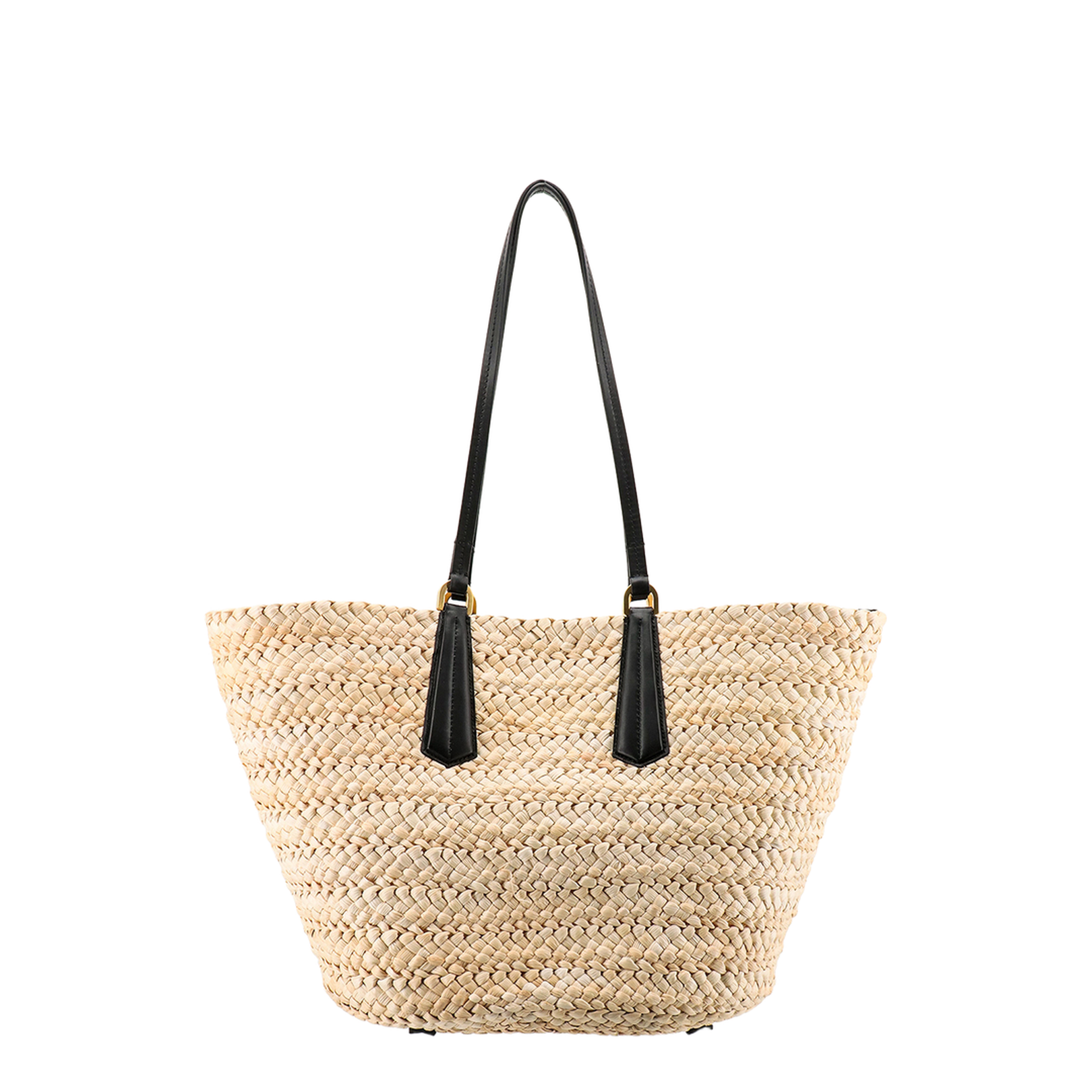 Woven Shoulder Bag with Patchwork Design