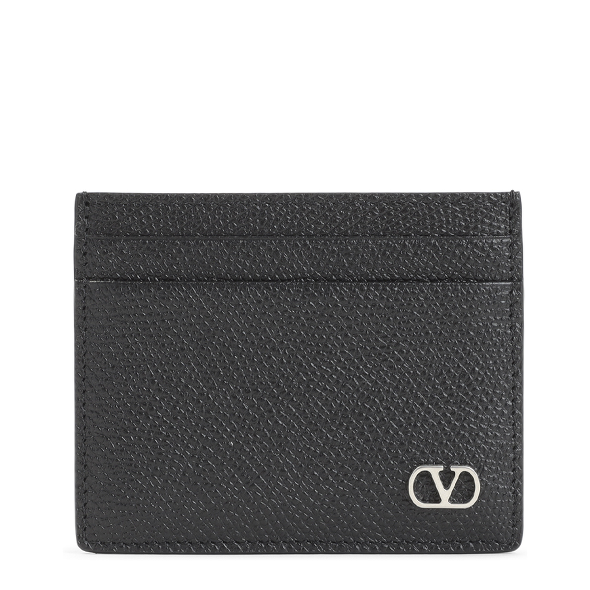 Black Leather Card Holder