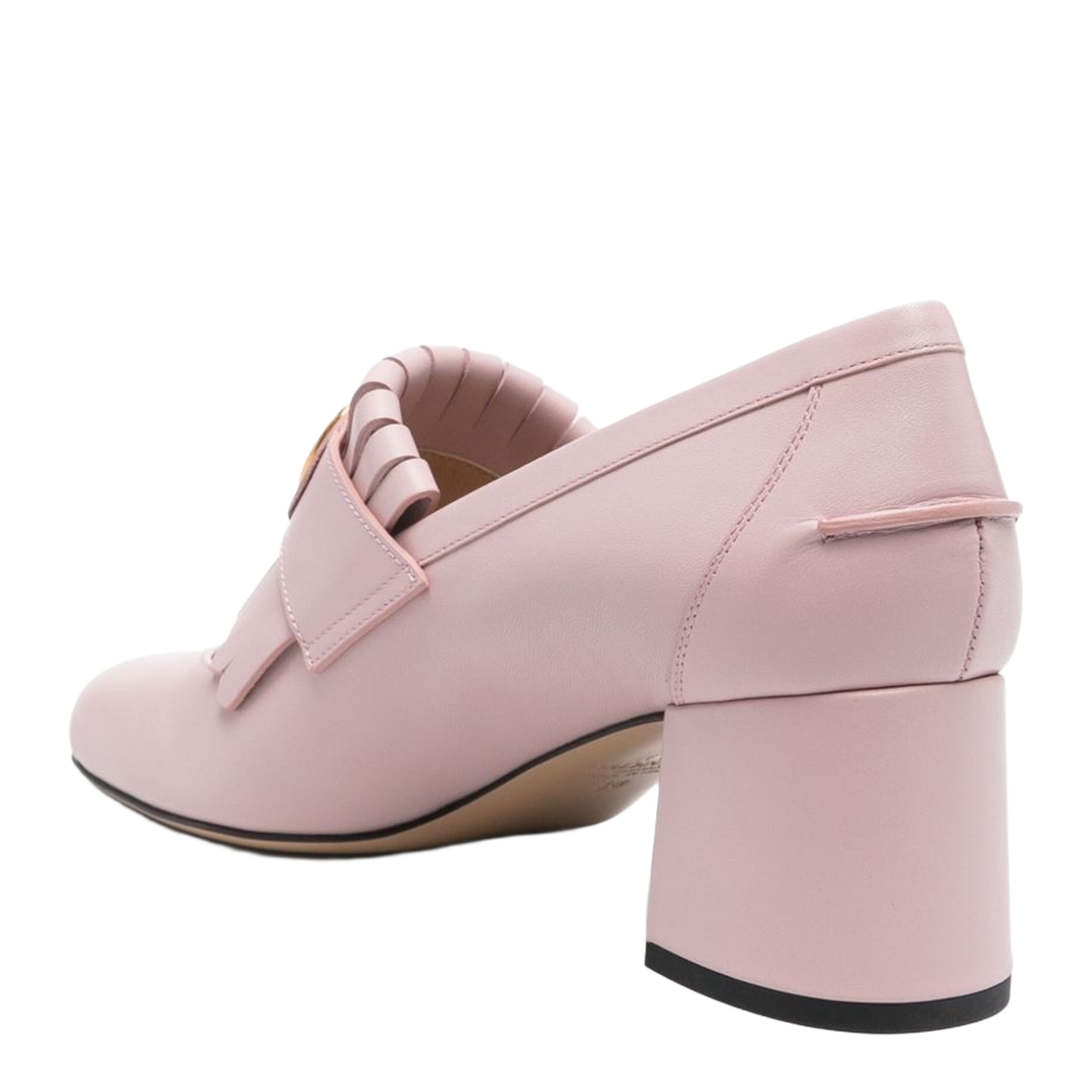 VLogo Signature Leather Loafers