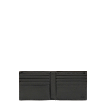 Bi-Fold Wallet in Black Soft Leather