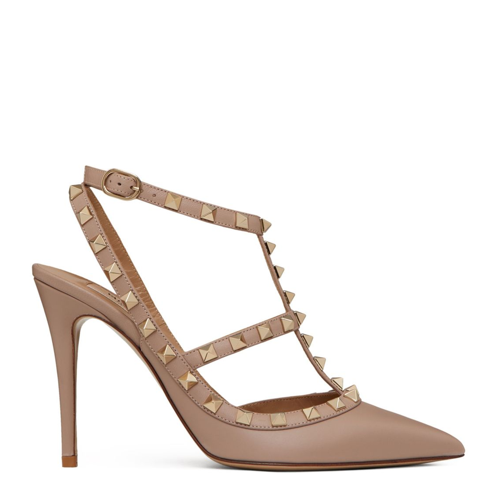 Rockstud Ankle Strap Pump 100 Mm