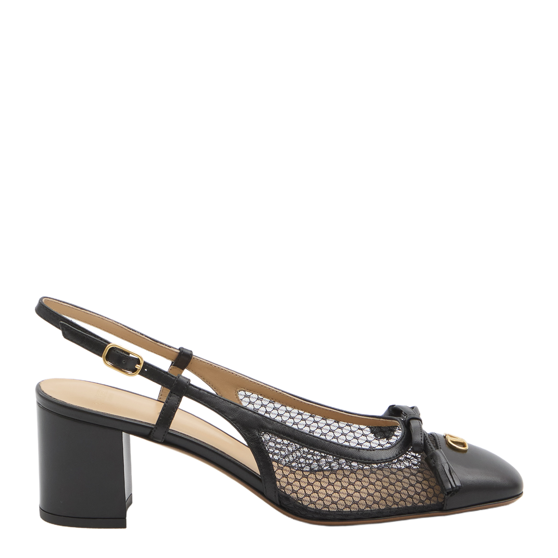 Black Valet Du Roi Slingback Pumps