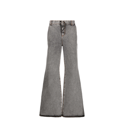 Wide Leg Flared Jeans