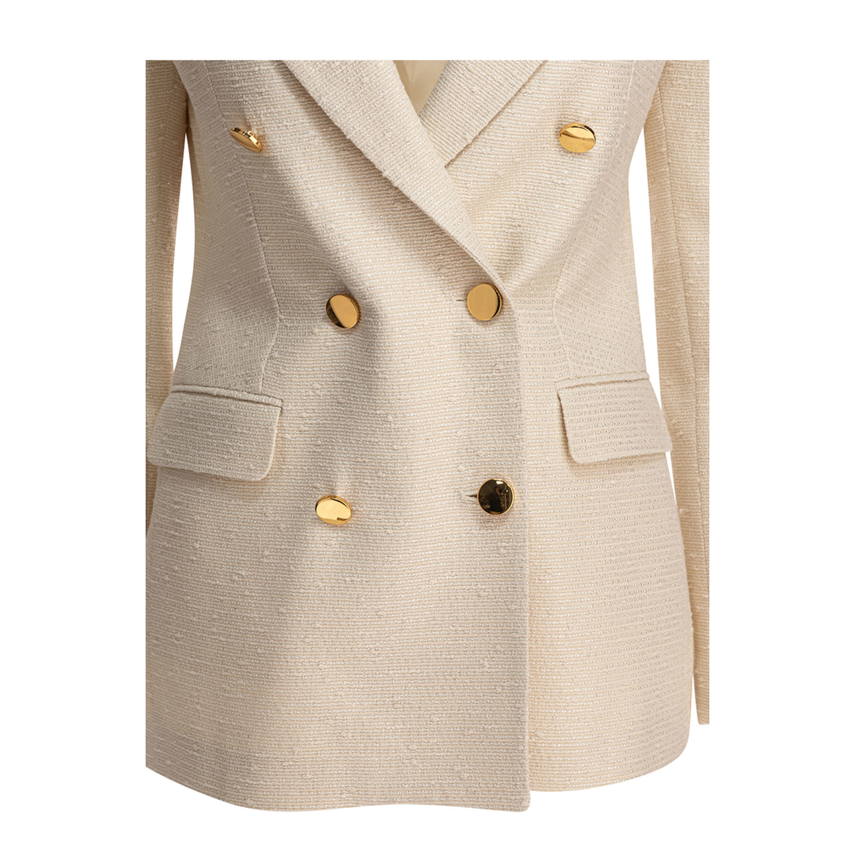MAYFEYR - Tagliatore - Double Breasted Wool Boucle Blazer - JPARIGI10B970155A1124