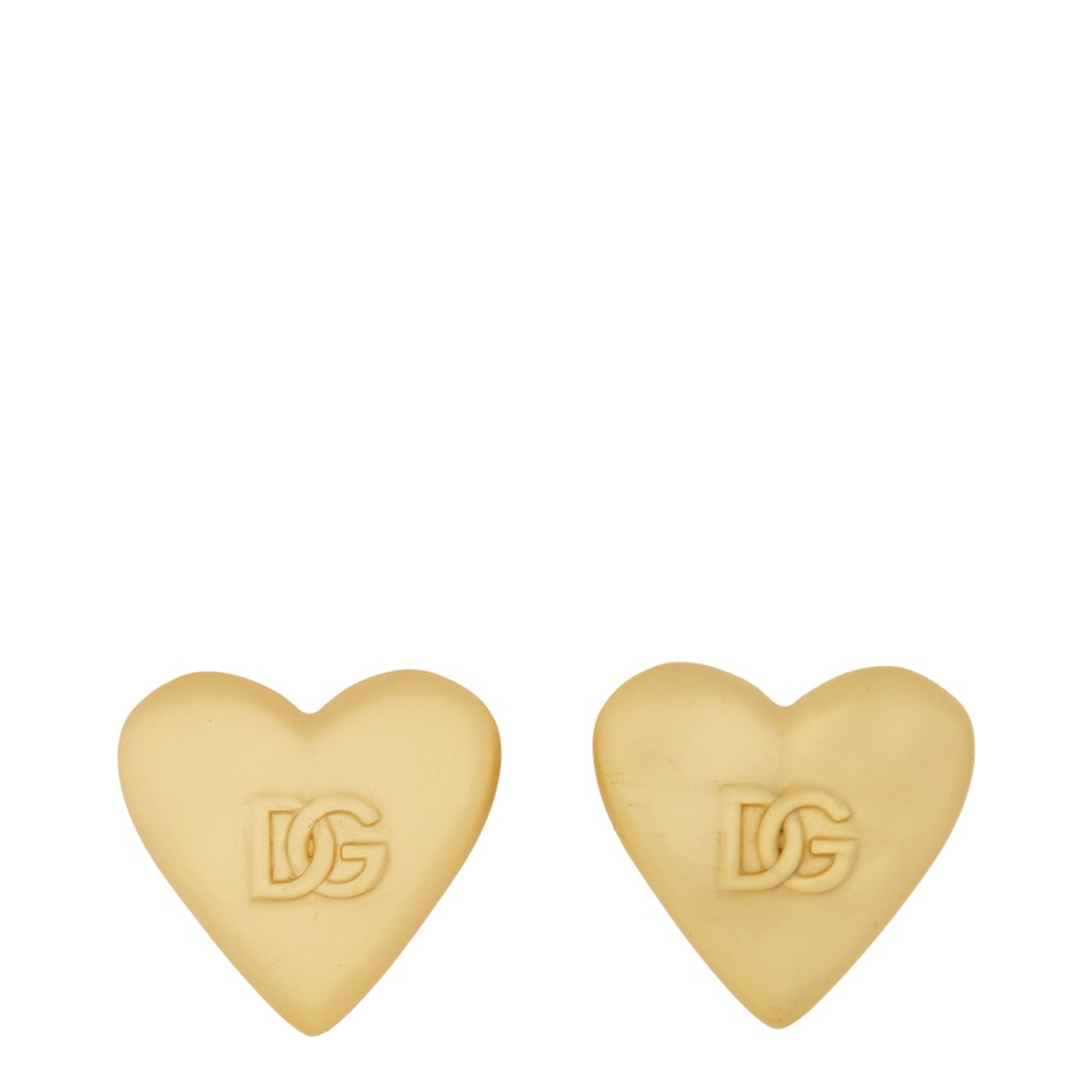 Heart Earrings with Logo