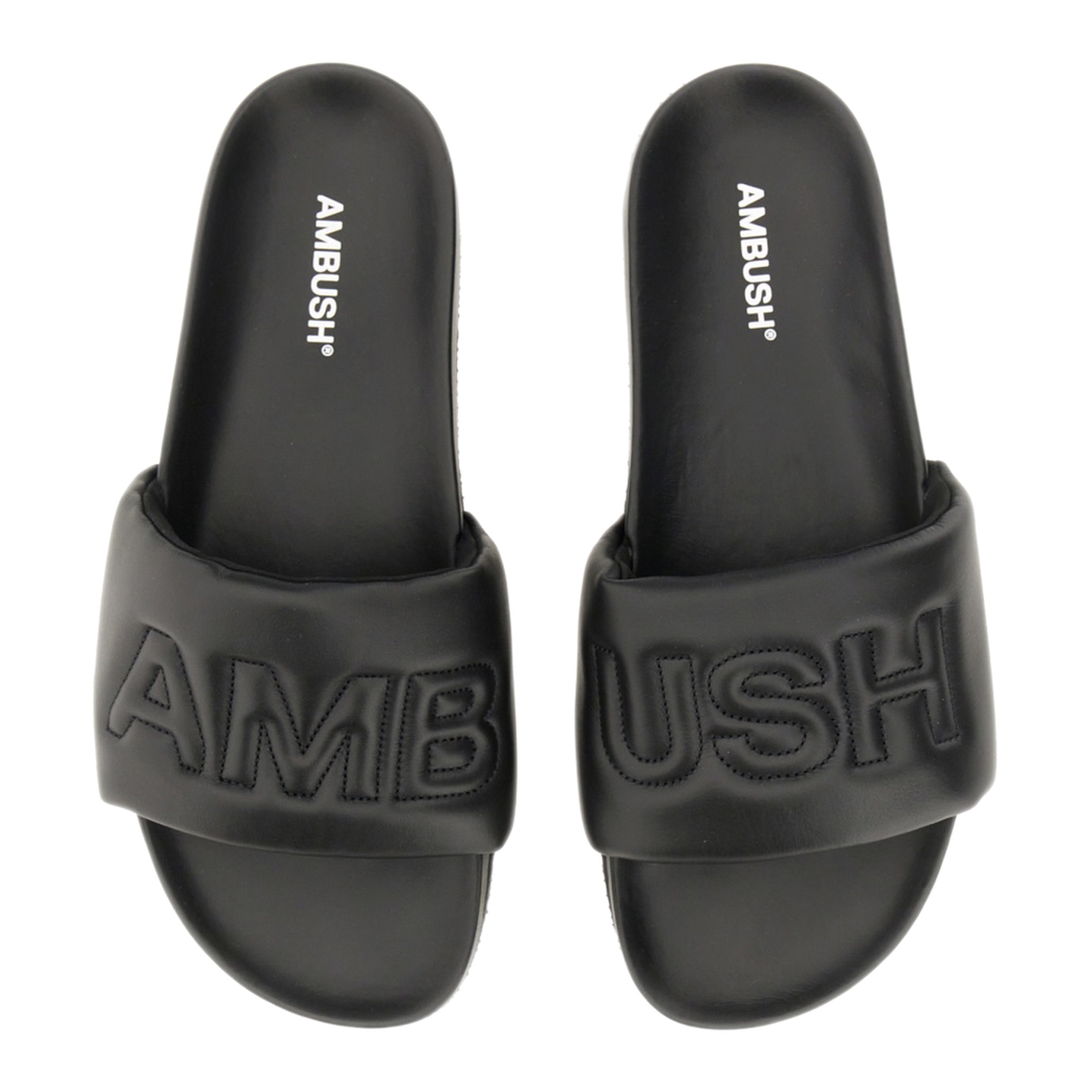 MAYFEYR - AMBUSH - Leather Slide Sandal - BMIC001F22LEA0011000