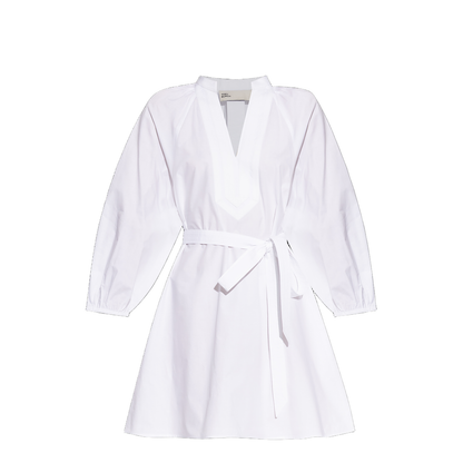 Dress with a V-neckline