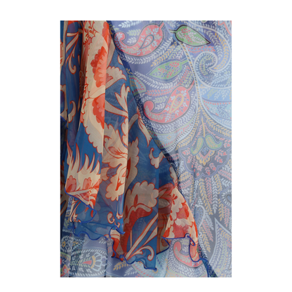 MAYFEYR - Etro - Long-Sleeve Silk Shirt With Ruffles And Floral Motif - WRJA017799SA1Q7