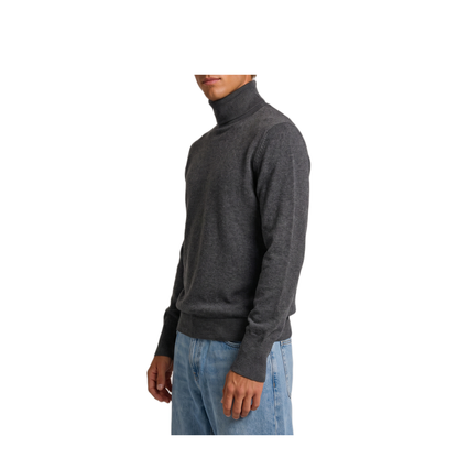 MAYFEYR - BALLANTYNE - Derby Grey Cashmere Turtleneck - B2P00212K0000920