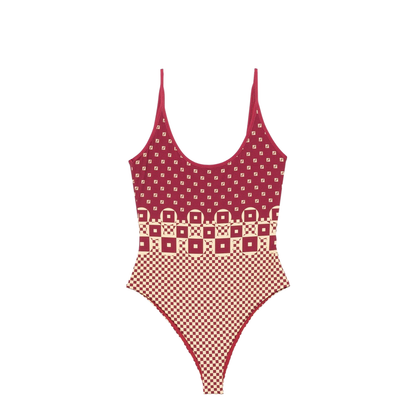 Swimsuit Technical Fabric Red