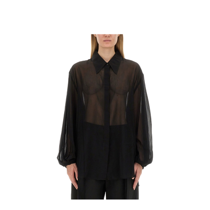 Balloon-Sleeve Shirt