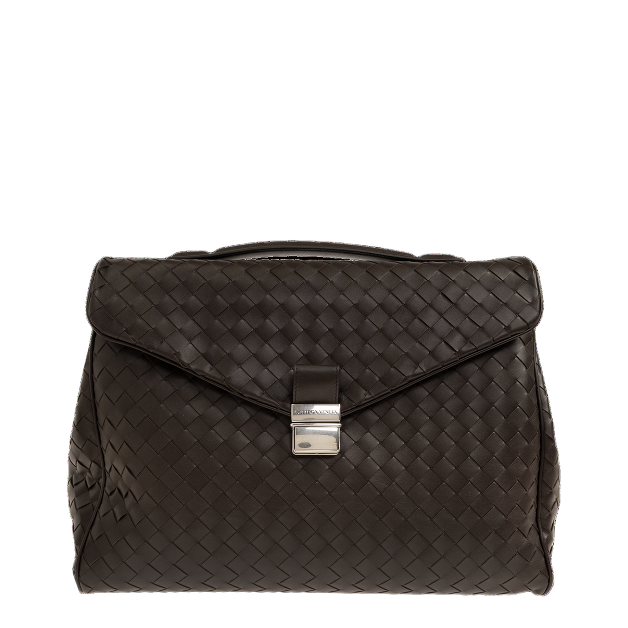 Archivist Briefcase Intrecciato Calfskin - Fondant