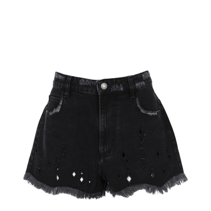 MAYFEYR - Isabel Marant - Aecia Shorts Black - SH0300FAD2H01I01BK