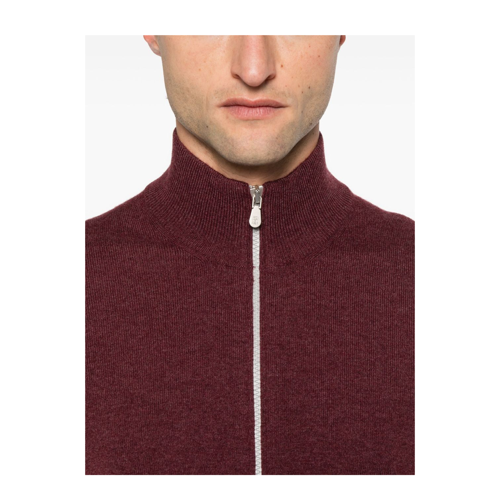 Cashmere Zipped Cardigan