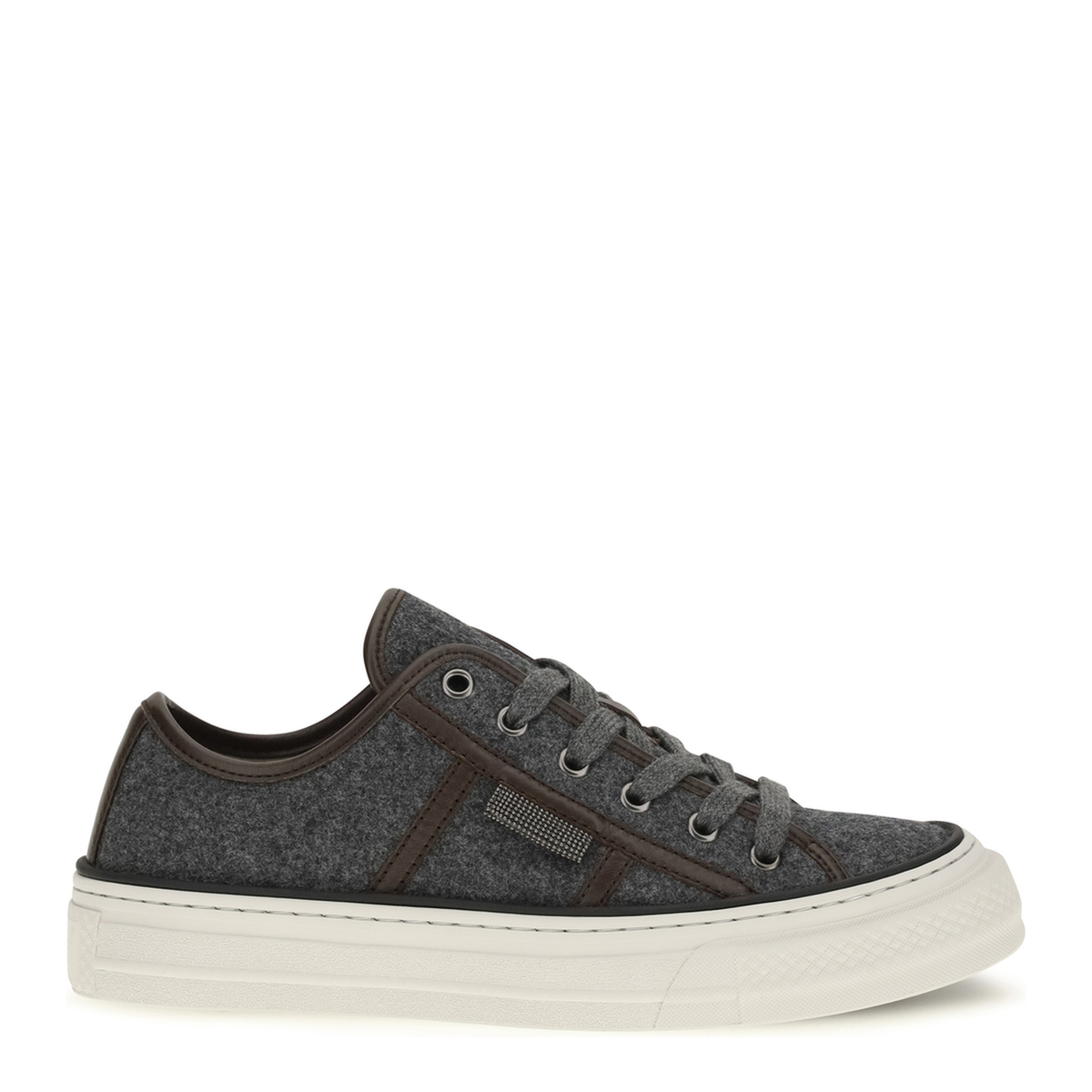 MAYFEYR - Brunello Cucinelli - Suede Sneakers With Shiny Tab - MZ38G3328PC004