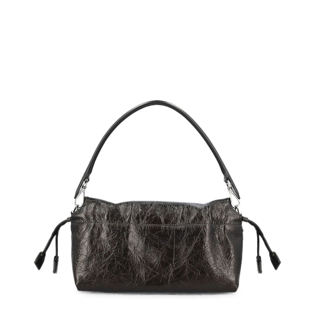 Baguette Medium Soft Calfskin Shoulder Bags - Black